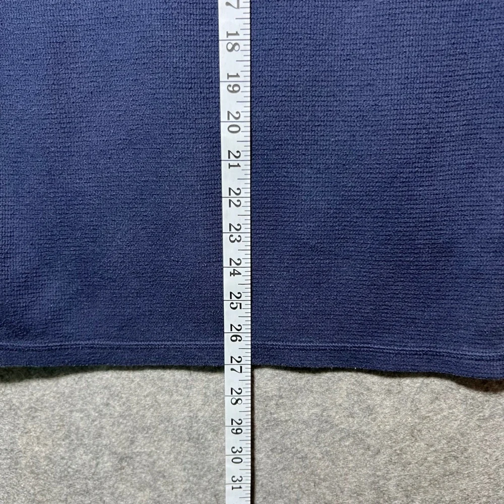 Polo Ralph Lauren Mens Navy‎ Blue Waffle Knit Thermal Long Sleeve Sleep Shirt S